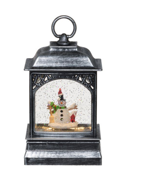 Finnlumor LED-dekorlampa, snögubbe, rektangulär 20cm