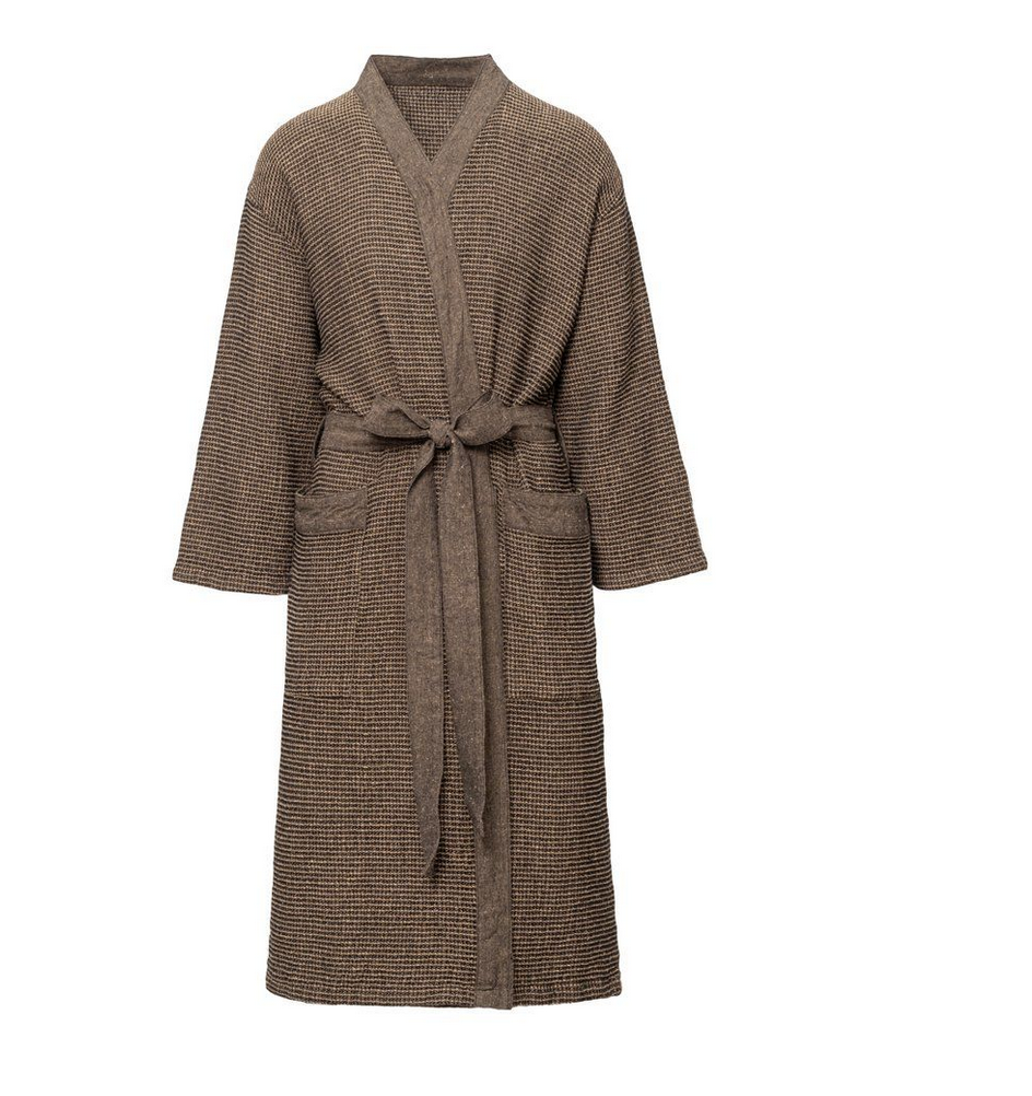 Rento Badekåbe Kenno L/XL sort/beige
