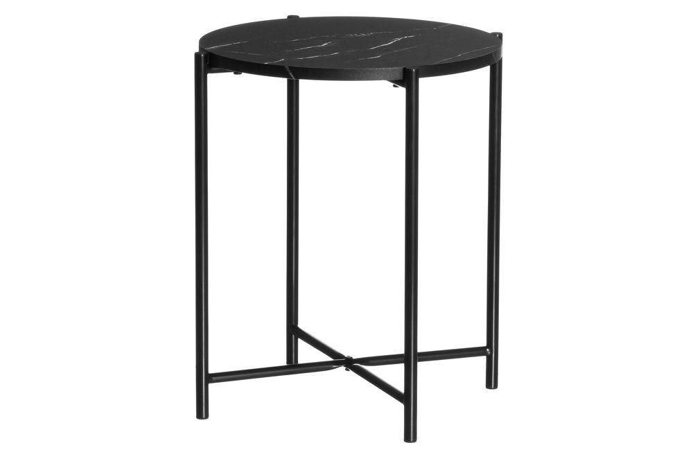 4Living Sidobord Mare svart 40 cm