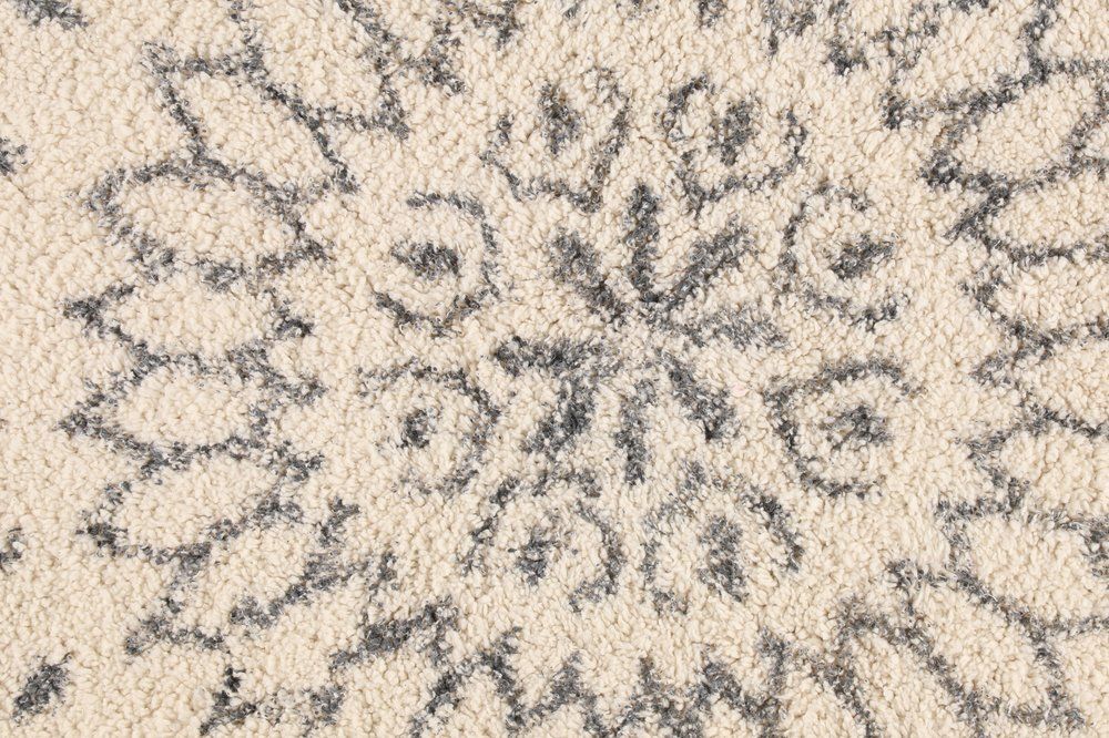 4Living Badetæppe Adele hvid/sølv 60 cm