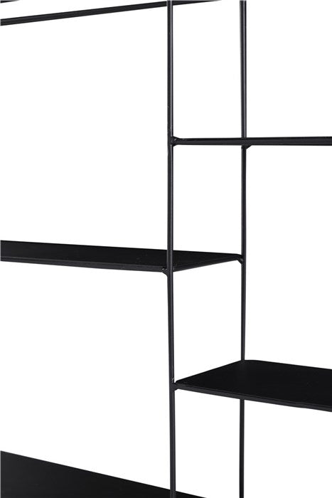 Day Væghylde 57X40X10 Sort Metal