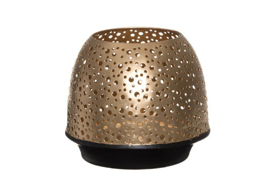 4Living Lykta Dots gold