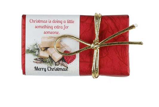Sæbe Mini Christmas Notes, forskellige dufte 100g