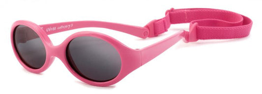 Kiddus Sunglasses - flexible comfort pink polarized with case