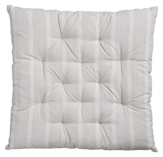 Day stolsdyna med band bomull ass