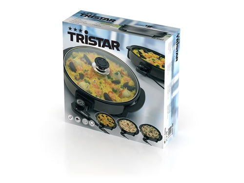Tristar elektrisk Grillpanna / Pizzapanna Ø30cm 1500W