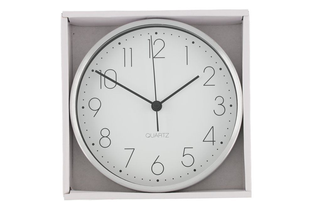 4Living Bordsklocka Baltimore 16 cm vit