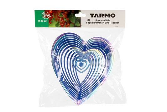 Tarmo Fugleskræmsel, hjerte 20cm, forskellige farver