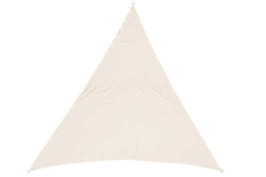 4Living Solsegel, Triangel 7 x 7 x 7 m naturvit