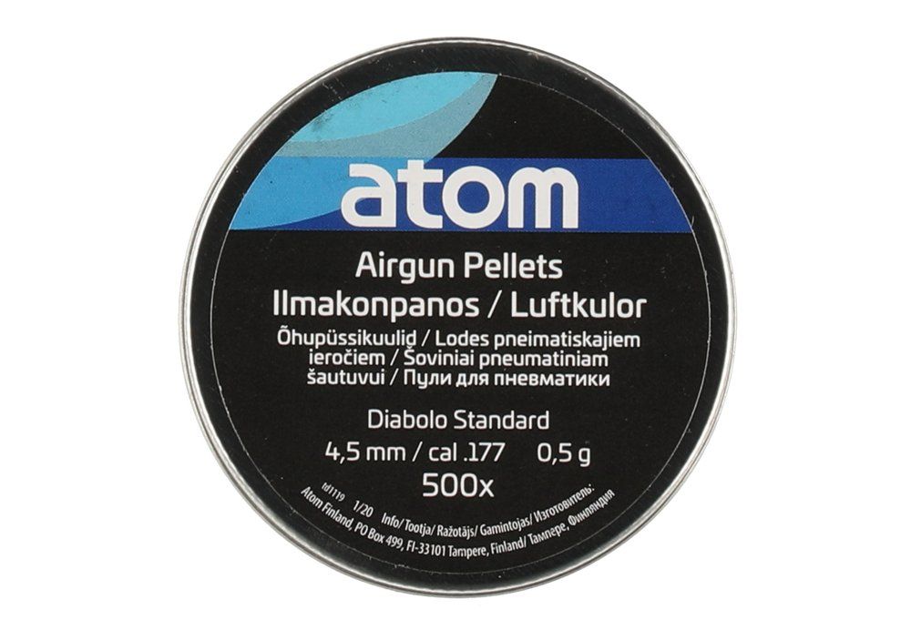 Atom Kulor till luftpistol 500 st.