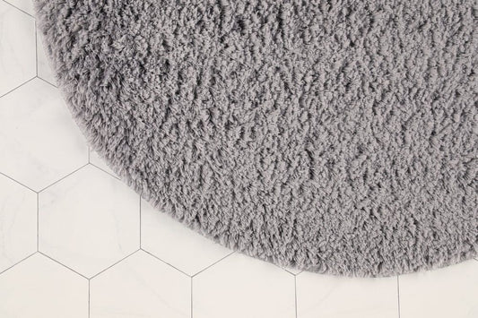 4Living Badrumsmatta Solid grå 70 cm