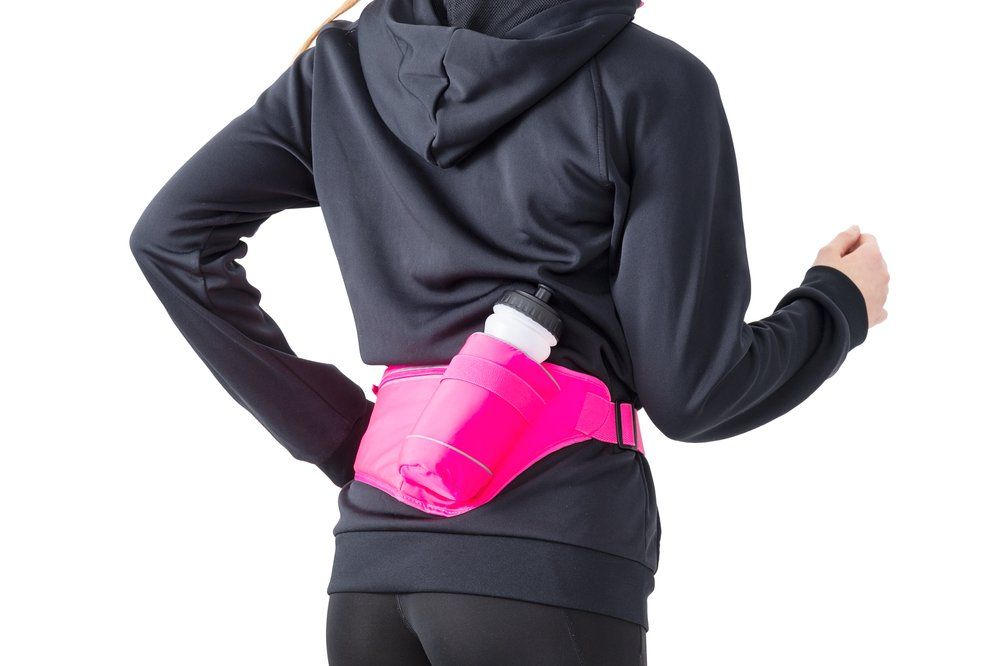 Atom Löpar Midjeväska med flaska Ass. 1st