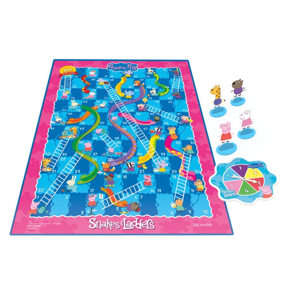 Hasbro Games Greata Gris Rännor och stegar, Brädspel