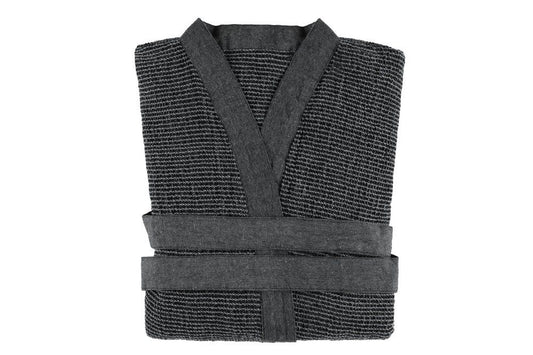 Rento Kenno badekåbe sort/grå L/XL