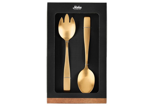 Maku Salladsbestick, champagneguld