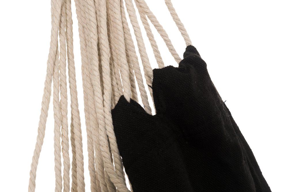 4Living Hängmatta svart 150x130cm