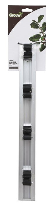 Grouw redskapshållare med 4 clips