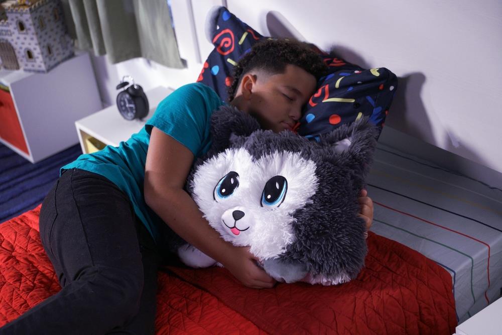 Happy Nappers fluffaluff kudde - husky the dog