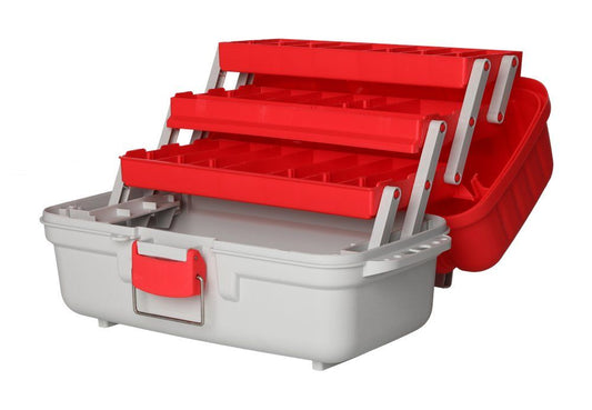 Apaja Fiskegrejekasse med tre bakker i plast