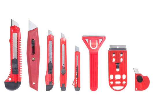 Plastkniv, set, 8 st.