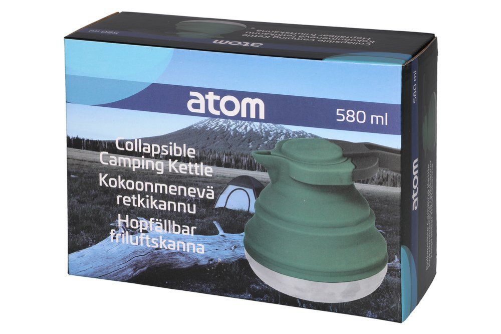 Atom Silikon vattenkokare hopfällbar 580 ml