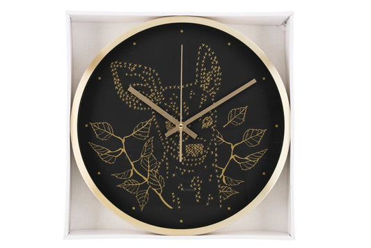 Ivana Helsinki Väggklocka Bambi 30 cm svart