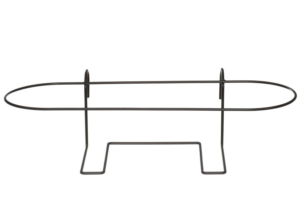 4Living Balkongkonsol oval 49cm svart