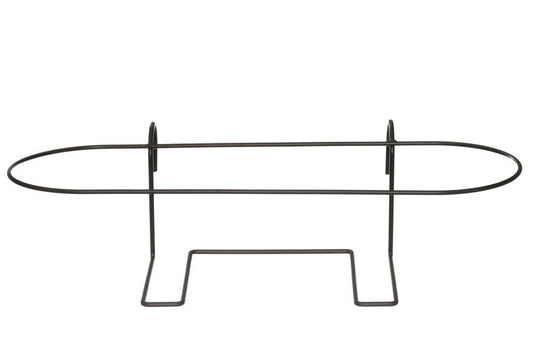 4Living Balkongkonsol oval 49cm svart