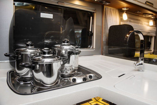 Bo-camp Kastrullset Elan, 3 kastruller m/lock