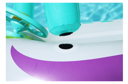 Bestway Baby båt med ratt och avtagbar solskydd