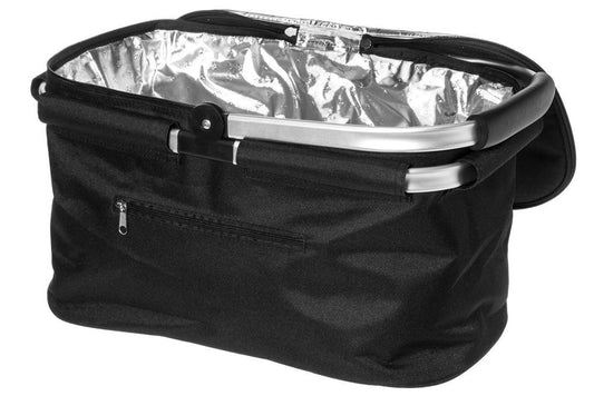 Iceman Køletaske, sort, med aluminiumshåndtag 22 L