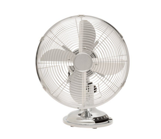 Bellus Bordsfläkt Chrome 35W 30 cm