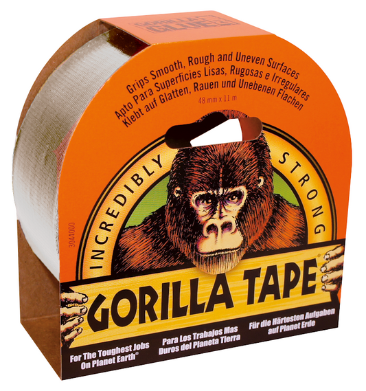 Gorilla Silvertejp 48mm svart