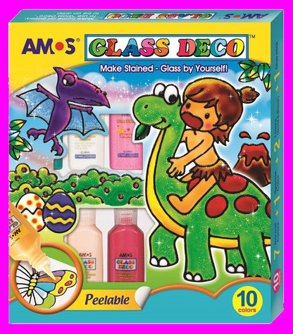 Amos - glasmaling glasdeko - gavesæt