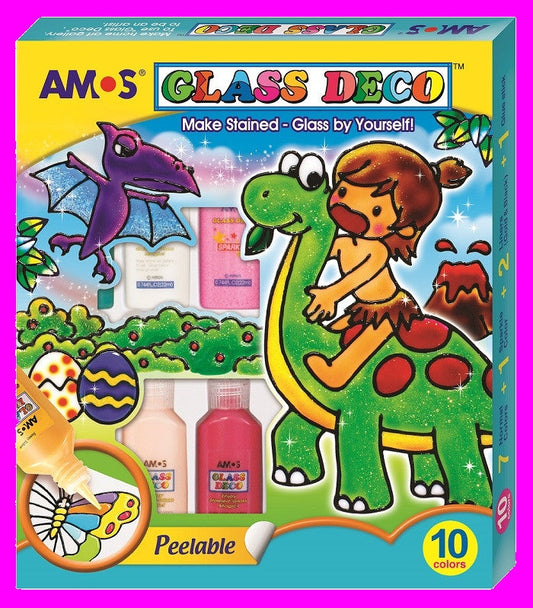 Amos - glasmaling glasdeko - gavesæt