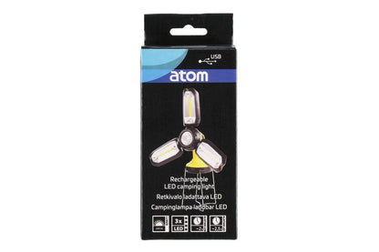 Atom Campinglampa, laddbar 1200 mAh 3,7V
