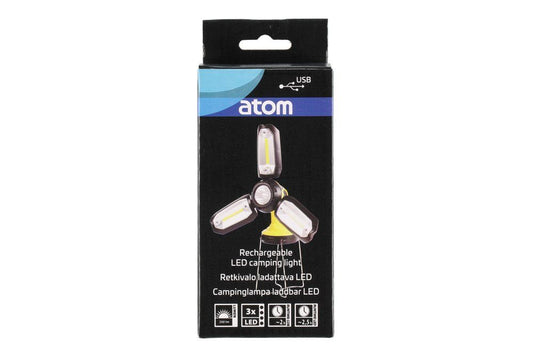 Atom Campinglampa, laddbar 1200 mAh 3,7V