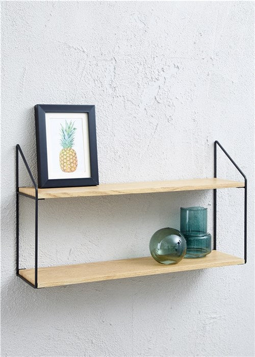 DAY Reol med 2 hylder 60x15x33cm