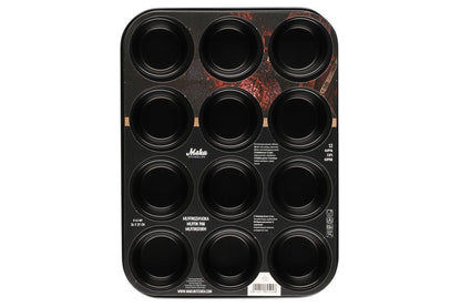 Maku Muffinform 12 kopper non-stick 36x27 cm