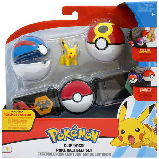 POKEMON W4 - CLIP N GO BELT - 2 ASS.