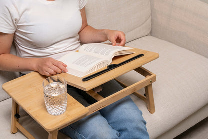 TopDesign serveringsbakke og laptop stativ Bamboo