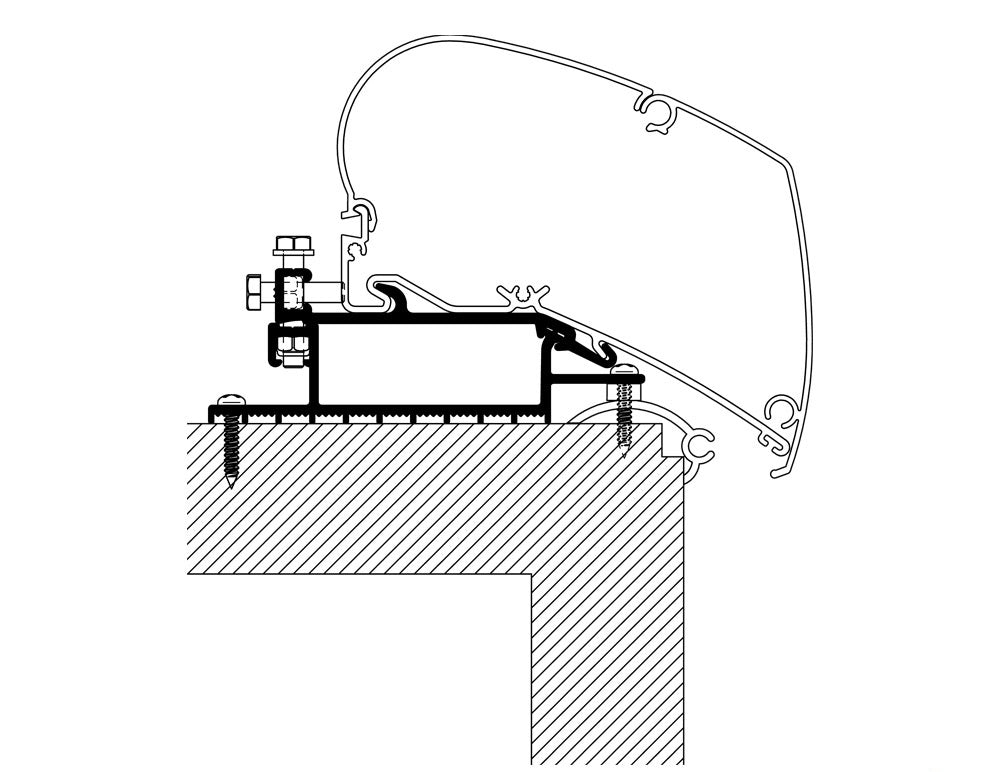 Thule Adapter Roof Top markise 6/9-serie 308299