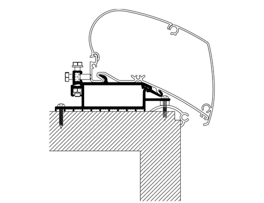 Thule Adapter Roof Top markise 6/9-serie 308299