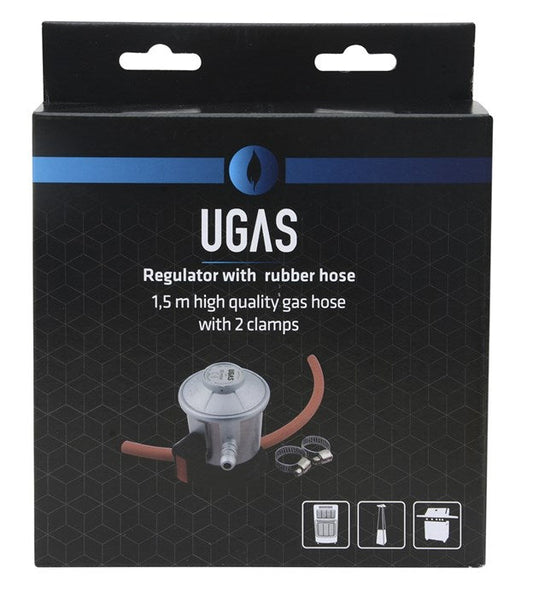 UGAS  gassregulatorsett 1,5m slange 10mm