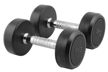 Inshape handvikter 2x5kg svart