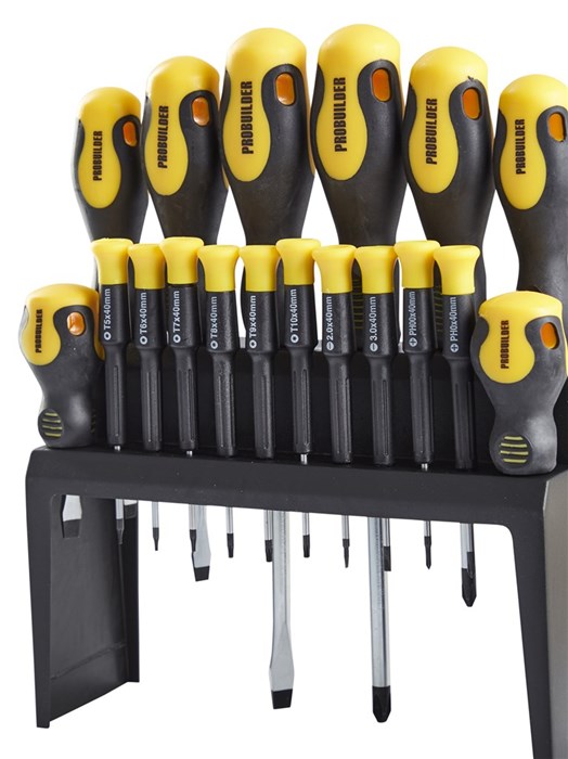 Probuilder Skruvmejselsats 18 delar