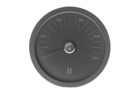 Rento Sauna termometer aluminium sort