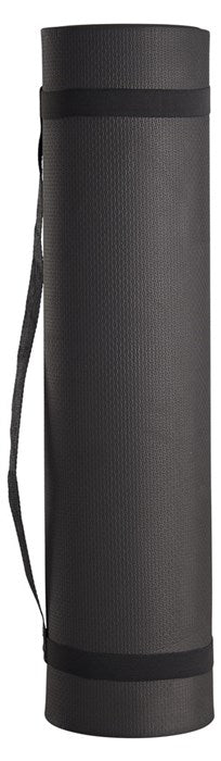 Inshape fitnessmat 180x60x0.8cm sort