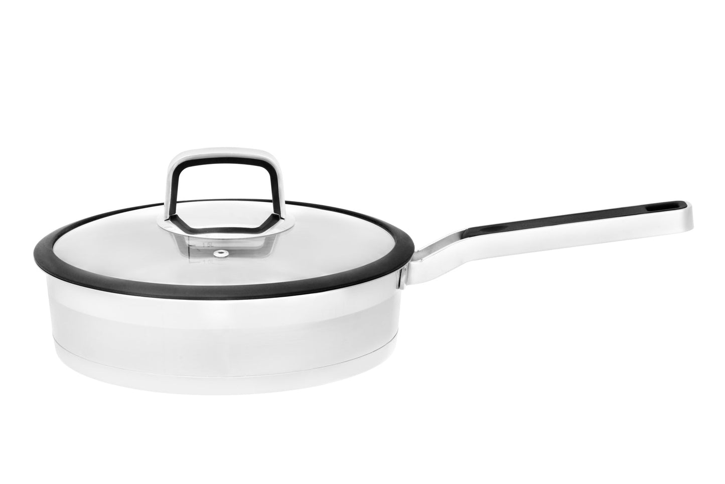Maku Traktörpanna med glaslock, stål 24 cm
