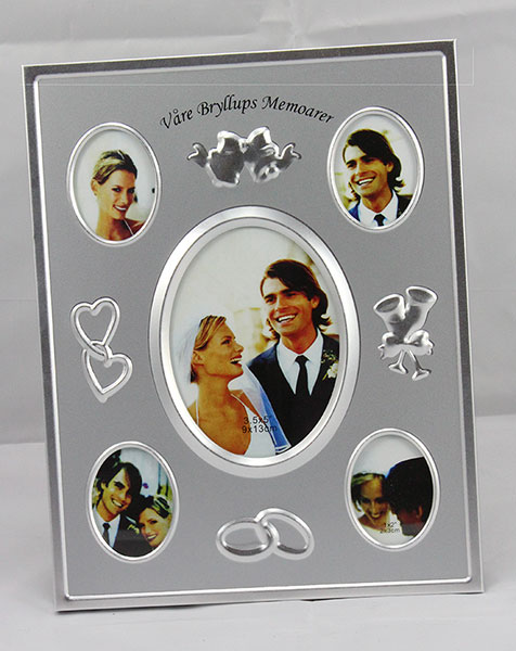 TopDesign Fotoram "bröllop" silver